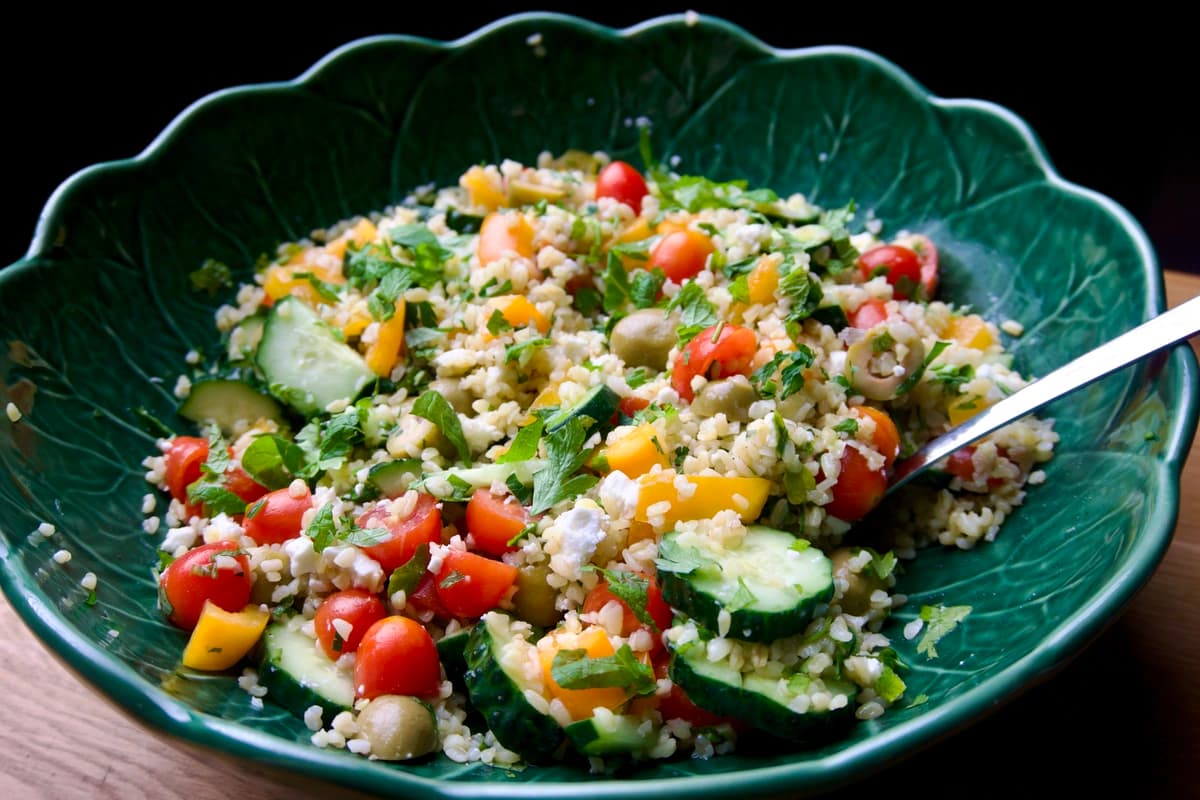 Mediterranean Bulgur Salad - Recipe Image